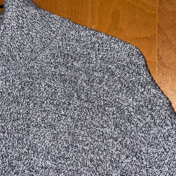 Calvin Klein Mens Black & White Half-Zip Sweater Size XL - Picture 2 of 7